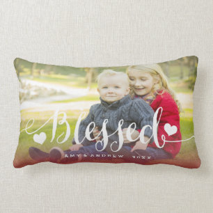 Feiertagssegen   Feiertags-Foto-Kissen Lendenkissen