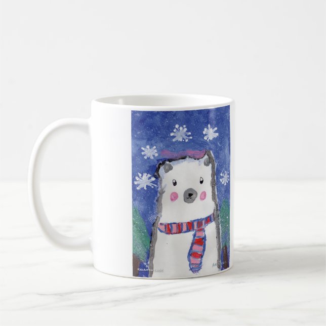 Feiertagszauber - Kinderkunst für CHOC Kaffeetasse (Links)