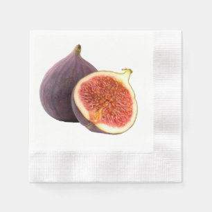 "Feigen" entwerfen Papierservietten