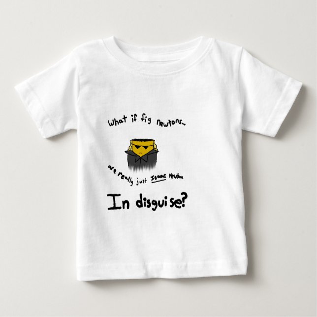 Feigen-Newton Baby T-shirt (Vorderseite)