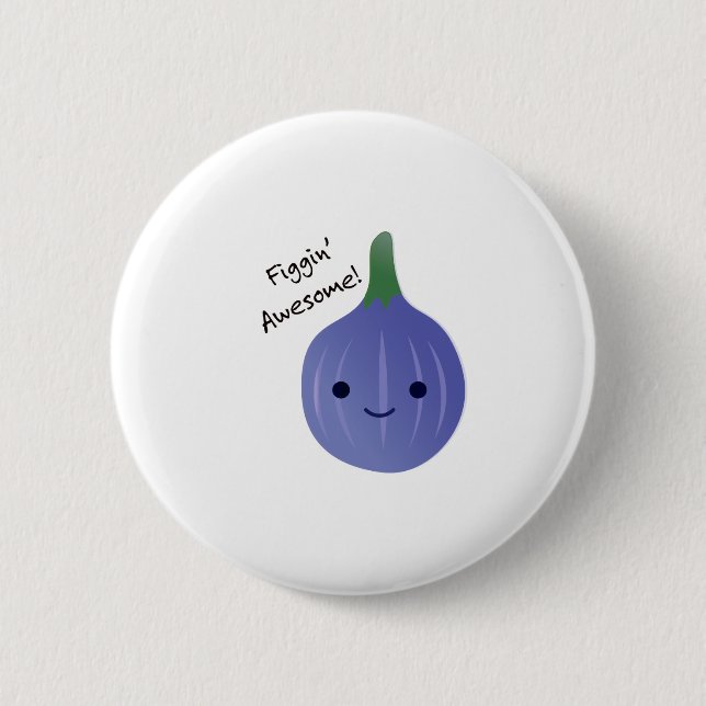 Feigen Phantastischer Abb. Pun Button (Vorderseite)