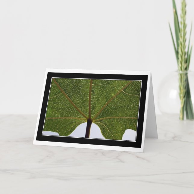 "Feigenblatt " Karte (Vorderseite)