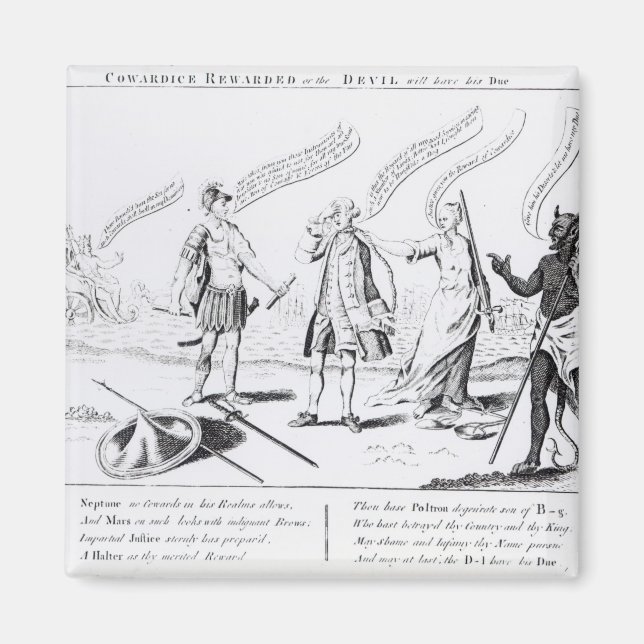 Feigheit belohnt oder der Teufel wird seinen Magnet (Vorne)