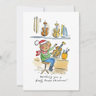 Fein abgestimmtes Weihnachten Einladung