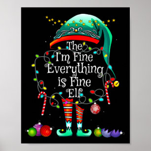 Fein alles ist fein Elf passend Familie Poster
