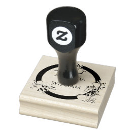 Fein geblüht Hochzeit Gummistempel