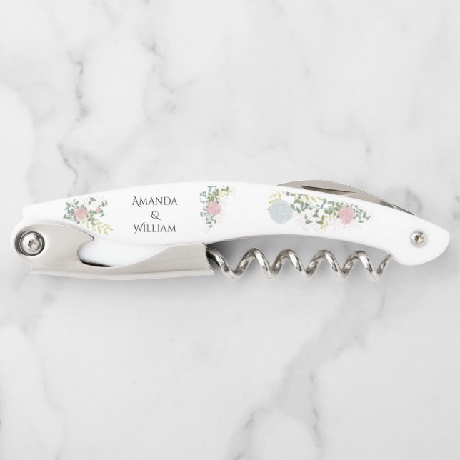 Fein geblüht Hochzeit Kellnermesser (Vorderseite)