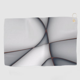 Fein konvexe, graue Ausschnitte Golfhandtuch