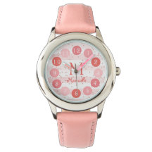 Fein rosa Glitzer Monogram Girl-Geschenk