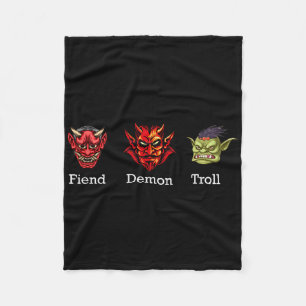 Feind Dämon Troll Subtil Anti Trump Fleecedecke