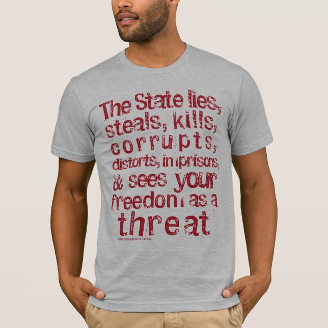 Feind des Staats-T - Shirt (Vorderseite)