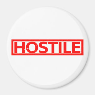 Feindselige Briefmarke Magnet