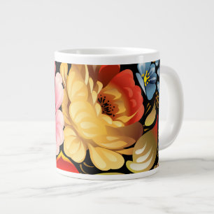 Feine Blume Cool Niedlich Giro Retro Florenz Jumbo-Tasse