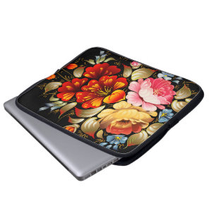 Feine Blume Cool Niedlich Giro Retro Florenz Laptopschutzhülle