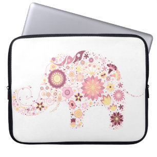 Feine Coole Niedliche Girly Retro Blumenmode Laptopschutzhülle