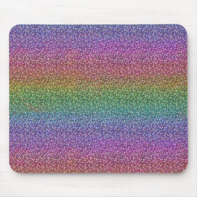 Feine Imitat-Glitzer-Glitzern-glänzender Mousepad (Vorne)