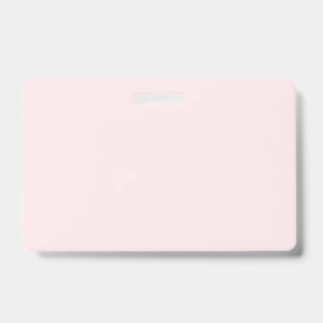 Feine, kräftige Farbe schlicht röstelig rosa Ausweis (Vorderseite)