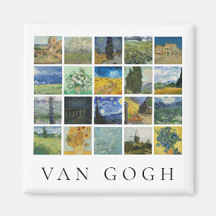 Feine Kunstmalerei Collage Vincent Van Gogh Magnet
