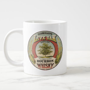 Feine Kupfer destillierter Bourbon Whisky. Jumbo-Tasse