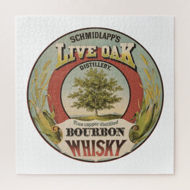 Feine Kupfer destillierter Bourbon Whisky. Puzzle (Vertikal)