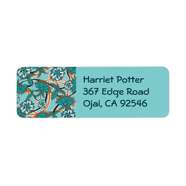 Feine Niedliche Coole Girly Retro Blumenmode (Vorne)