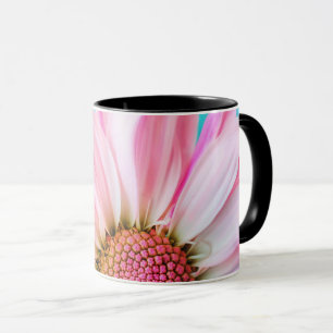 Feine rosa Blüten Tasse
