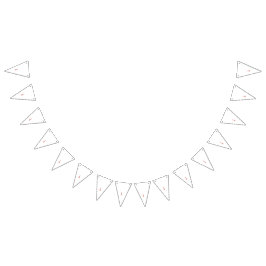 Feine rosa und braune Blume schmücken eine weiße F Wimpelkette