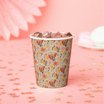 Feine Rosa und orange Blüten