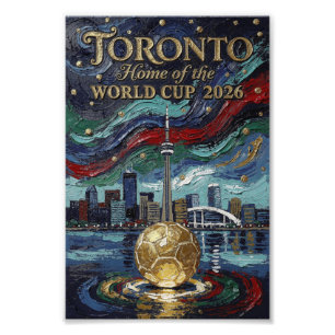 Feine Toronto-Fußballkunst 2026-Stadion Fotodruck