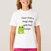Feiner als die Haare eines Frosches spalten vier W