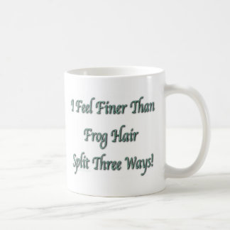 Feiner als Frosch-Haar Tasse