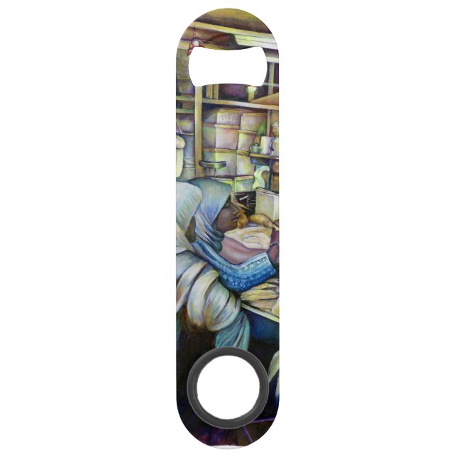 Feiner frischer Fisch am Freitag, Singapur Speedflaschenöffner (Vorderseite)