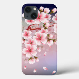 Feiner Kirschblüten-Abfall der Blumenblätter Case-Mate iPhone Hülle