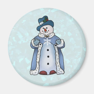 Feiner Schneemann Magnet