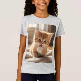 Feines Jersey-T-Shirt für Mädchen T-Shirt