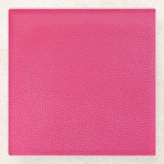 Feines Luxus rosa Tuch Textur. Glasuntersetzer