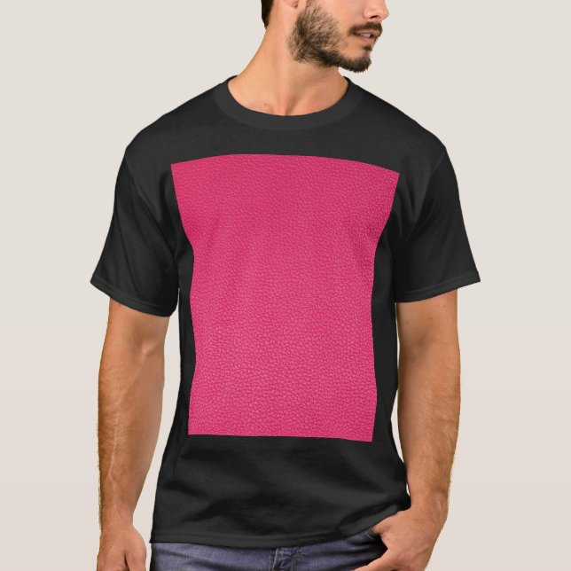 Feines Luxus rosa Tuch Textur. T-Shirt (Vorderseite)