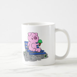 Feines Schweineeis Farbe wählen Kaffeetasse