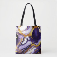 Feines trendy lila-gelbes Gold-Imitat-Marmor