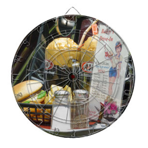 Feinfärbung Dartscheibe