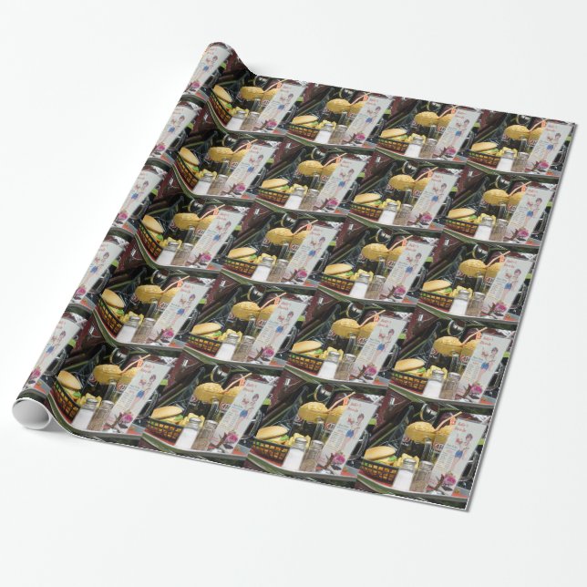 Feinfärbung Geschenkpapier (Ungerollt)