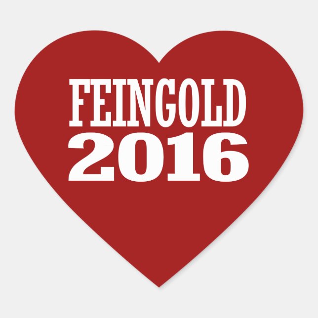 FEINGOLD 2016 Herz-Aufkleber (Vorderseite)