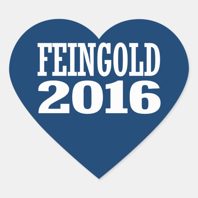 Feingold - Ruß Feingold 2016 Herz-Aufkleber (Vorderseite)