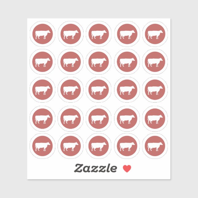 Feinkost Aufkleber (Blatt)