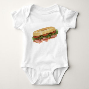 Feinkostgeschäft-Sandwich Baby Strampler