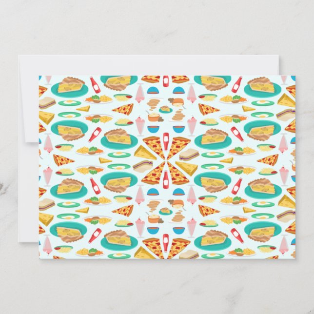 Feinschmecker-Einladungen Einladung (Vorderseite)