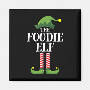 Feinschmecker Elf Matching Familiengruppe Weihnach Magnet