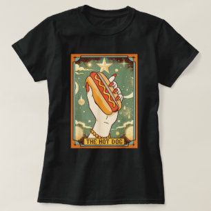 Feinschmecker ernähren sich von der Hot Dog Tarot  T-Shirt