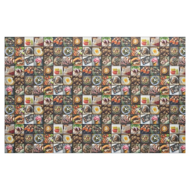 Feinschmecker-Foto-Collagengewebe Stoff (Fat Quarter (45,7 x 55,9 cm))