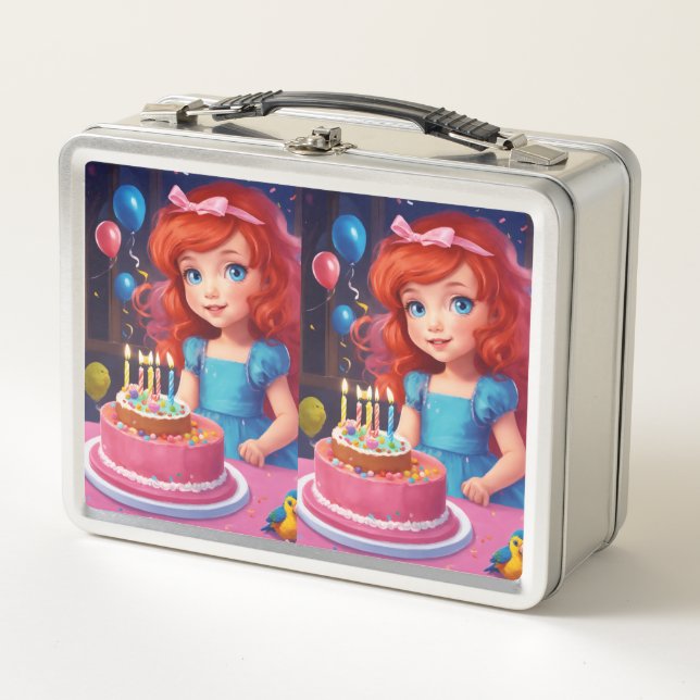 Feinschmecker Fun Lunch Box" Metall Brotdose (Vorderseite)